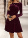 1980s Velvet Rhinestone Fit Party Dress - vintage dress, retro fashion