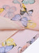 [US Warehouse] Light Pink Butterfly Strap Lace-up Vintage Dress