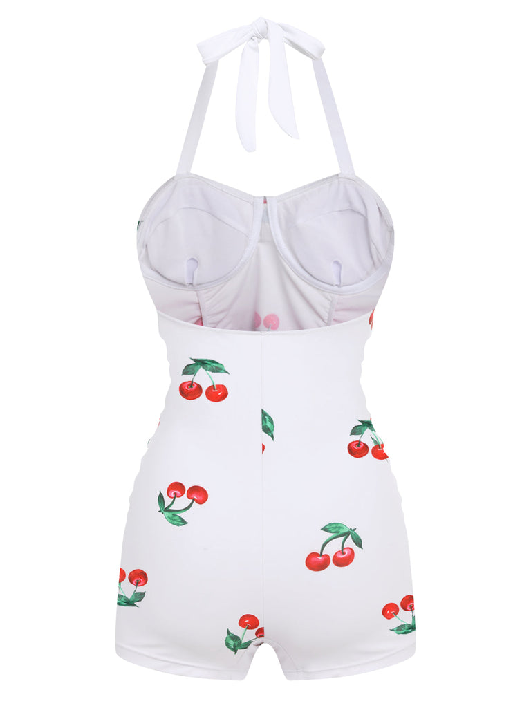Retro Cherry Summer One-piece Swimsuit