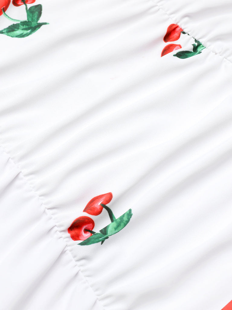 Retro Cherry Summer One-piece Swimsuit
