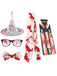 Halloween Costume Party Blood Drop Socks & Gloves Set