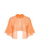 [US Warehouse] Orange 1950s Cape Patchwork Swing Dress