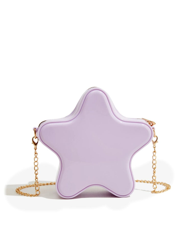 Vintage 3D Star Shape Macaron Color Chain Bag