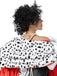 1960s Cruella-Inspired Dalmatian Print Shawl