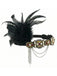 1920s Gatsby Feather Crystal Flapper Headband