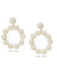 Bohemian Raffia Hoop Statement Earrings