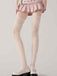 Heart Pattern Thigh High Fishnet Stockings