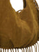 Boho Fringe Suede Hobo Shoulder Bag