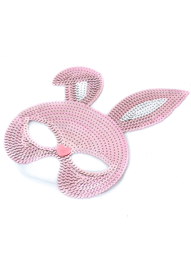 Sequin Halloween Party Bunny Mask