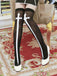 Halloween Cross Print Thigh High Stockings