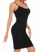 1980s Stretchy Bodycon Dress with Built-In Shapewear