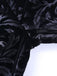 Black 1980s Punk Vine Print Velvet Bootcut Pants