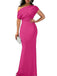 1930s Off-Shoulder Bodycon Maxi Dress