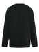Black 1950s Halloween Skeleton Print Knit Sweater
