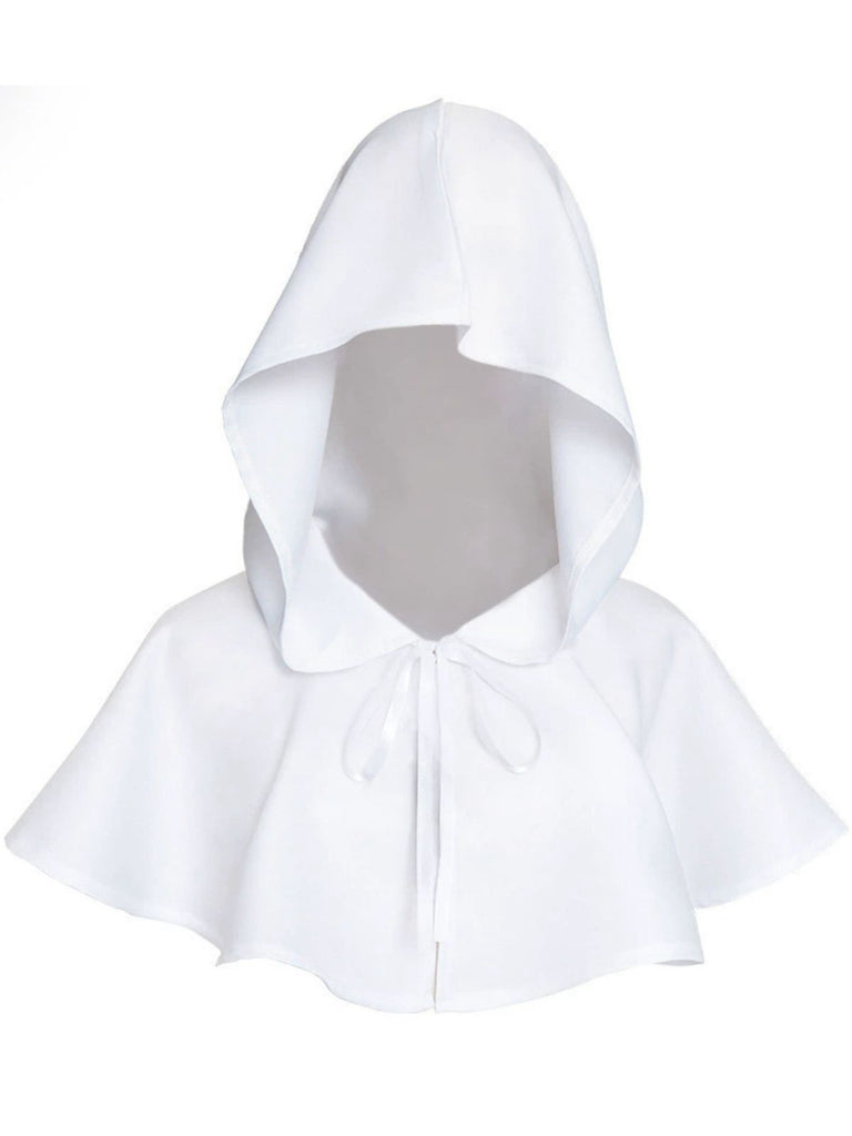Vintage Solid Halloween Hooded Grim Reaper Cloak