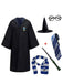 1970s Halloween Wizard School Hooded Robe Costume Set