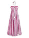 1970s Halter Ethnic Print Boho Dress
