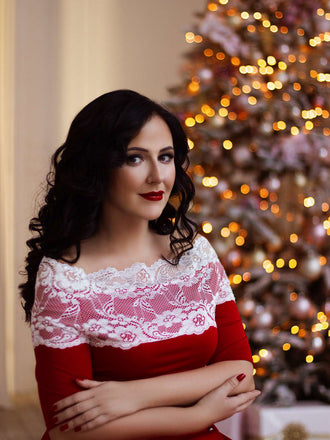 1950s Off Shoulder Button Embellished Dress