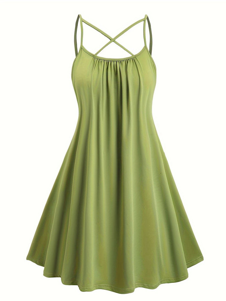[Plus Size] 2PCS Black 1940s Bat Mesh Outwear & Green Dress