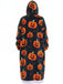 1970s Pumpkin Santas Snowman Blanket Hoodie Lougewear