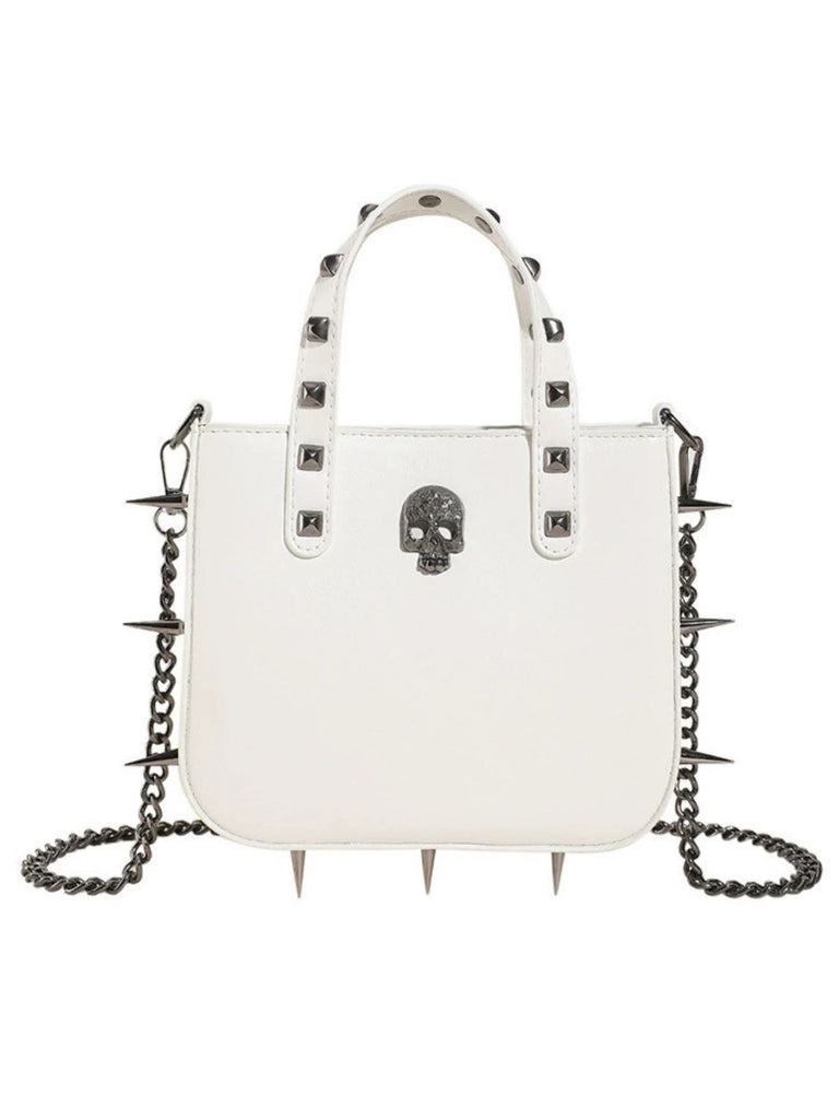 Gothic PU Leather Punk Studded Handbag
