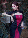 She slips into this 2PCS 1930s Halloween Fishtail Dress & Sheer Coat and suddenly it's a 1930s daydream