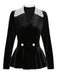 2PCS 1930s Solid Velvet Top & Mermaid Skirt, vintage skirt, retro style - perfect for women who love vintage and retro fashion