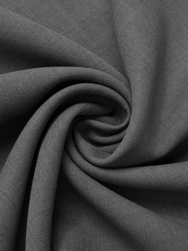 2PCS 1940s Colorblock Pink Blouse & Gray Dress - vintage dress, retro fashion for women