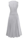 2PCS 1940s Stripe Sleeveless Vest & Midi Skirt - vintage skirt, retro style