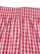 2PCS 1950s Plaid Ruffled Bow Vest & Shorts - vintage fashion, retro style