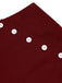 2PCS 1950s Red Polka Dot Blouse & Burgundy Pants — vintage elegance for the modern woman