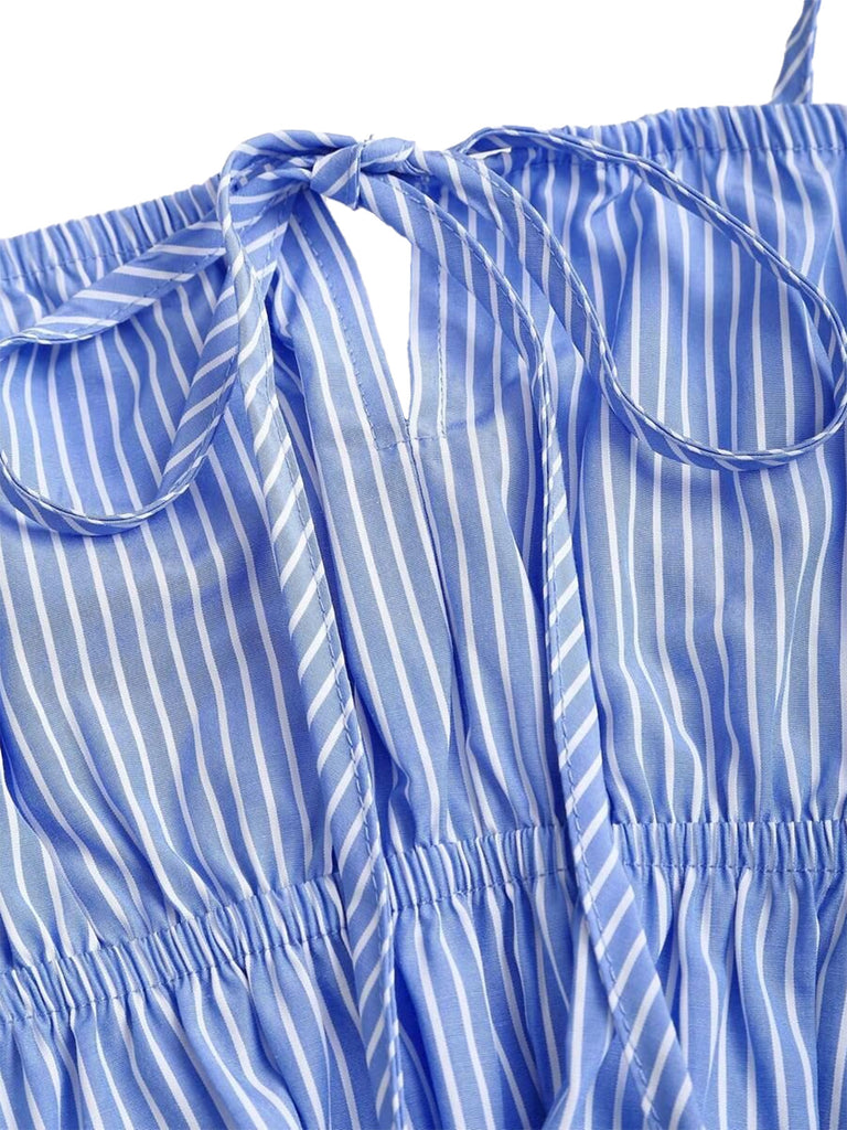 Light Blue 1950s Vintage Retro Pants 6