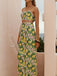 2PCS 1960s Lace Lemon Slip Top & Maxi Skirt - vintage skirt, retro style