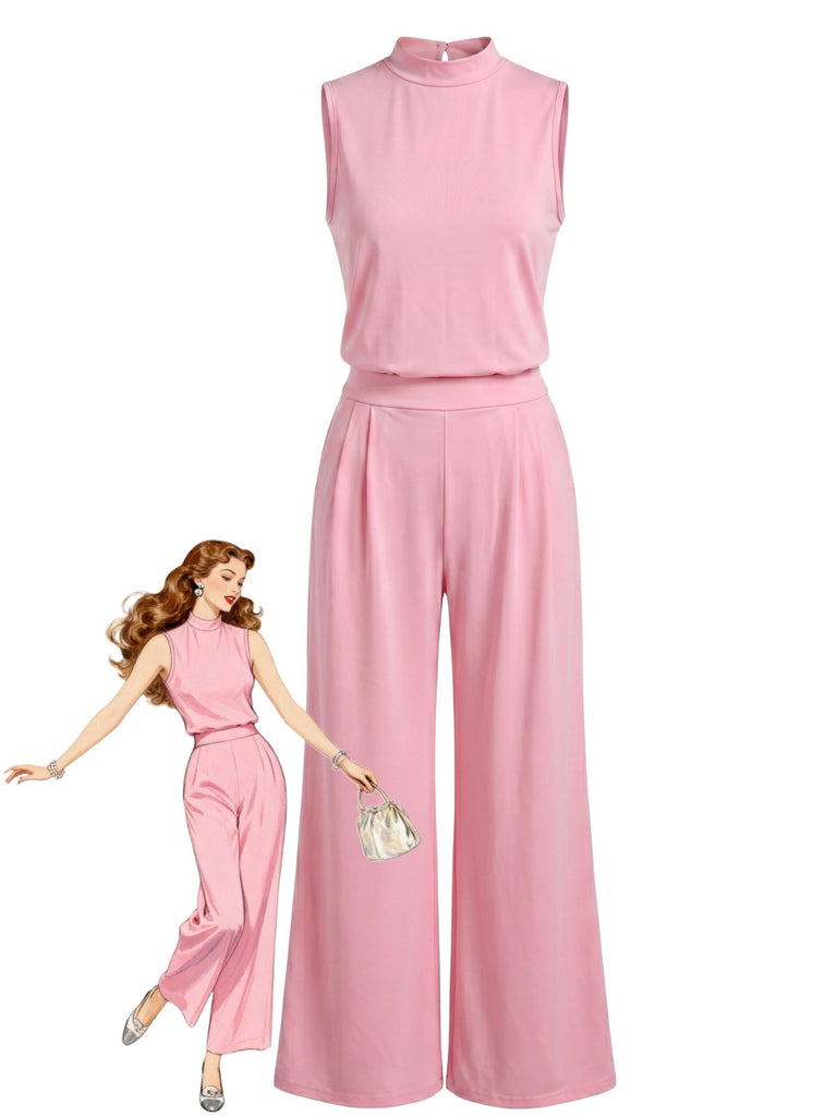 Pink 1960s Vintage Two Piece Set 3