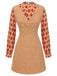 2PCS 1960s Orange Blouse & Tweed Mini Dress — vintage elegance for the modern woman