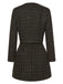 2PCS 1960s Tweed Cropped Coat & A-Line Skirt — 1960s sophistication that wraps her in quiet power