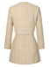 2PCS 1960s Tweed Cropped Coat & A-Line Skirt — 1960s style that speaks before she does