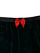 2PCS 1970 Christmas Velvet Top & Skirt Set - vintage skirt, retro style