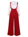2PCS 1970s Satin High Neck Blouse & Suspender Pants, vintage top, retro blouse - perfect for women who love vintage and retro fashion