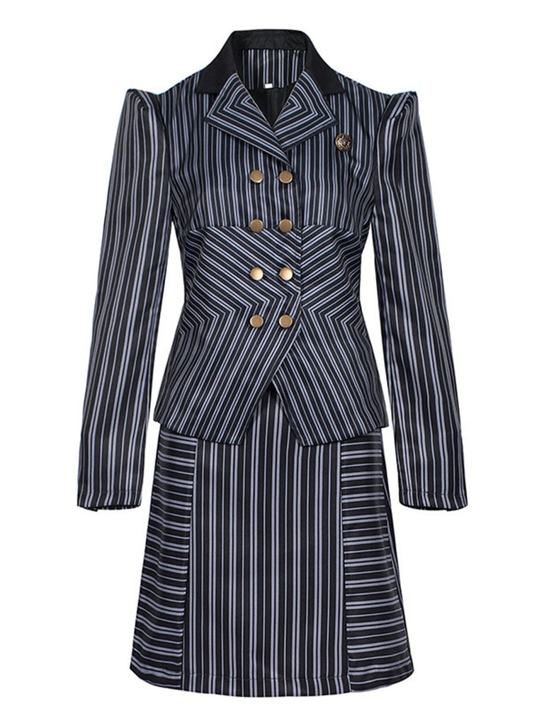 2PCS 1970s Wicked Vertical Striped | 1970s | vintage skirt, retro style