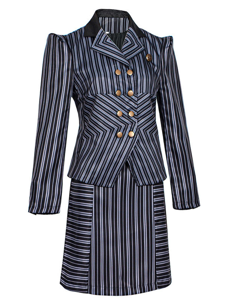 2PCS 1970s Wicked Vertical Striped | 1970s | vintage skirt, retro style