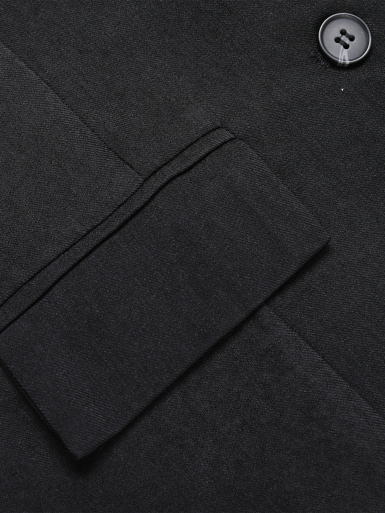 This 2PCS Black 1930s Halter Vest Top & Wide Leg Pants brings 1930s soul to her everyday