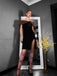 This 2PCS Black 1960s Solid Dress & Plush Cape wraps her in 1960s elegance, one twirl at a time