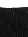 2PCS Black 1960s Velvet Sequin Blazer & Pants Set - vintage fashion, retro style, classic black