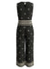 Black 1930s Round Neck Pants Set, vintage fashion, retro style - perfect for women who love vintage and retro fashion