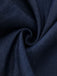 High-resolution detail of the navy blue fabric texture, highlighting the linen-style weave.
