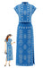 Blue 1930s Vintage Two Piece Set