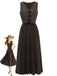 2PCS Brown 1940s Sleeveless Vest & Pleated Midi Skirt, vintage skirt, retro style - perfect for women who love vintage and retro fashion