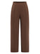 2PCS Brown 1960s Lace-up Blazer Coat & Pants Suit Set, vintage coat, retro outerwear - perfect for women who love vintage and retro fashion