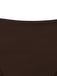 2PCS Dark Brown 1950s Solid Shell Tankini Set | vintage fashion, retro style, classic elegance - perfect for retro fashion enthusiasts
